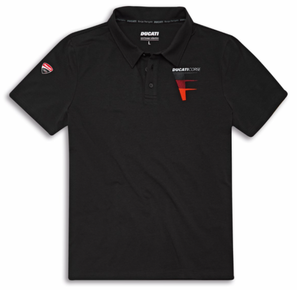 DUCATI Polo Shirt DC Speed schwarz