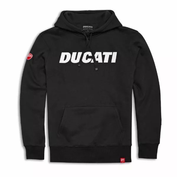 DUCATI Kapuzen Sweatshirt Logo schwarz